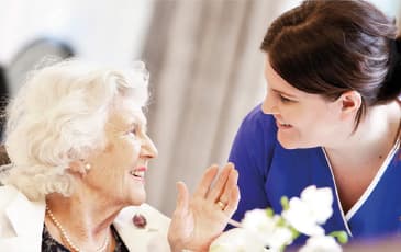 Resident and Nurse Bonding