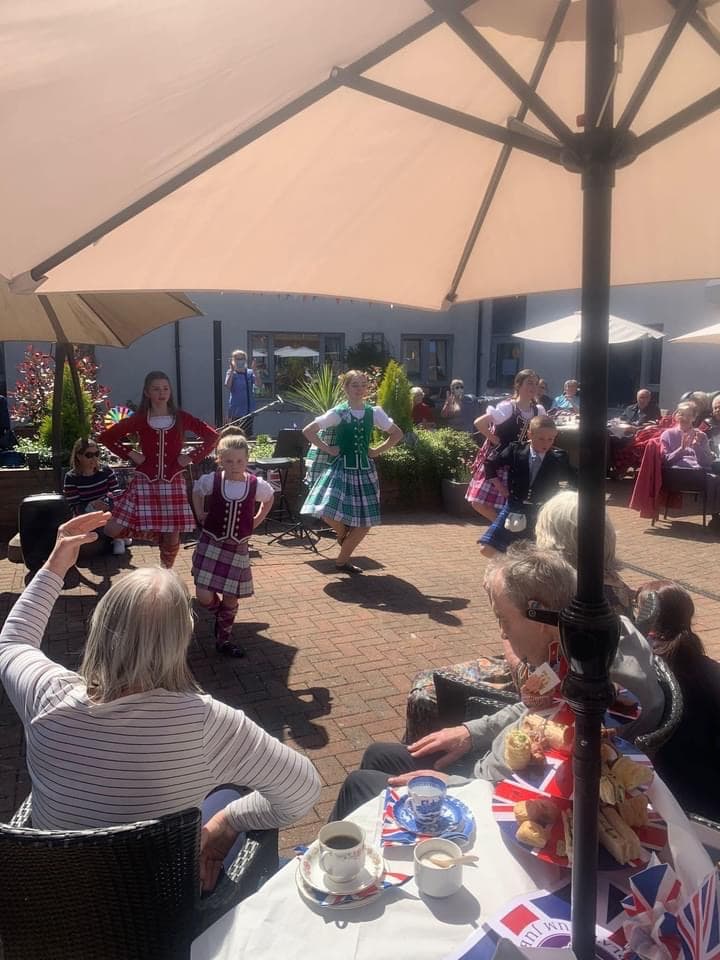 Platinum Jubilee Celebration Party  at Rubislaw Care Home Aberdeen