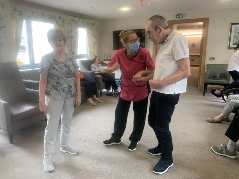 Residents at Rubislaw Care Home Aberdeen