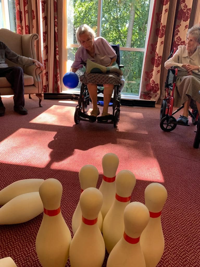 Resident at Rubislaw Care Home Aberdeen