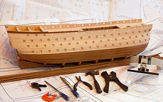 Wooden Ship Built Rubislaw Park