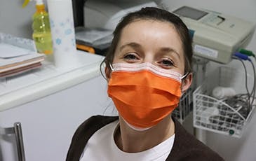 Nursing Staff Member With Mask