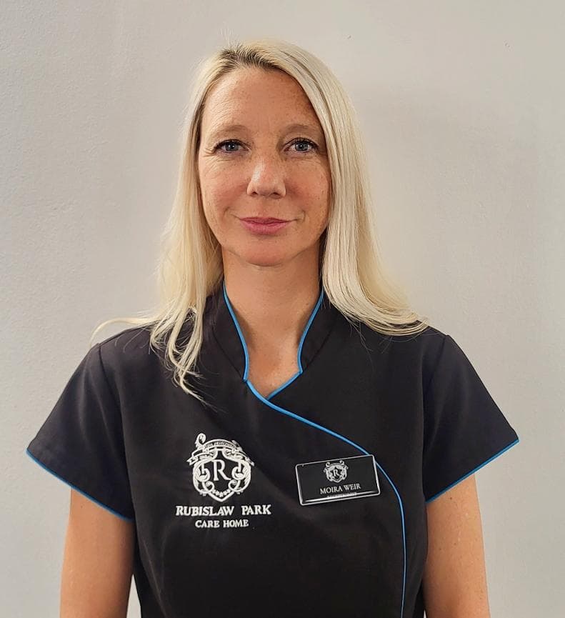 moira on reception at rubislaw park